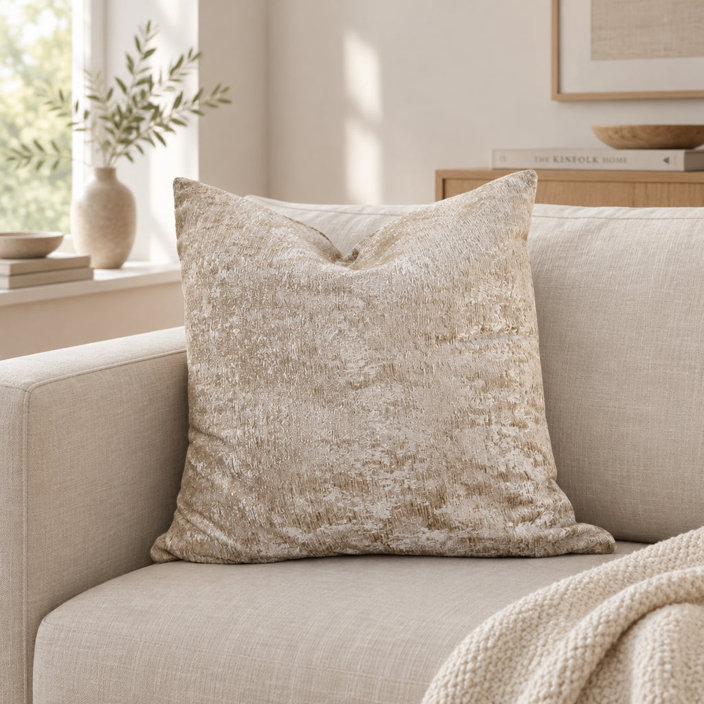 Gold Tinge Decorative Pillowcase