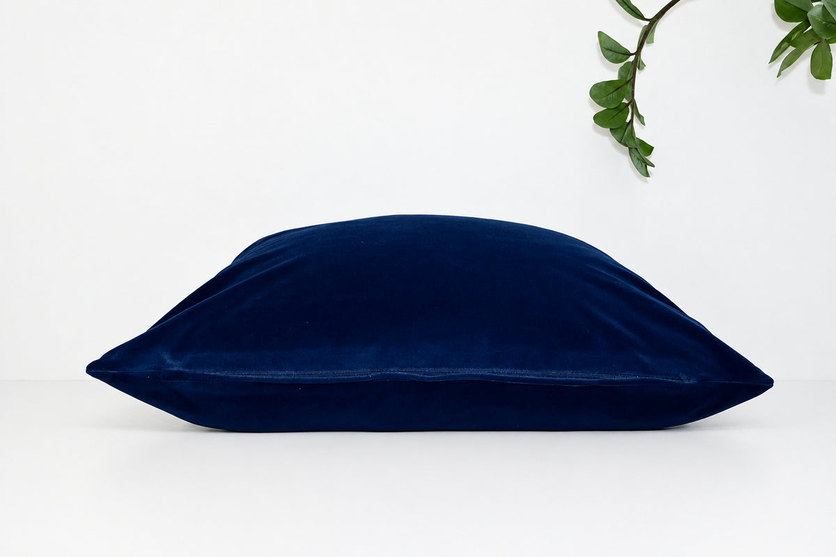 Blue Velvet Pillowcase